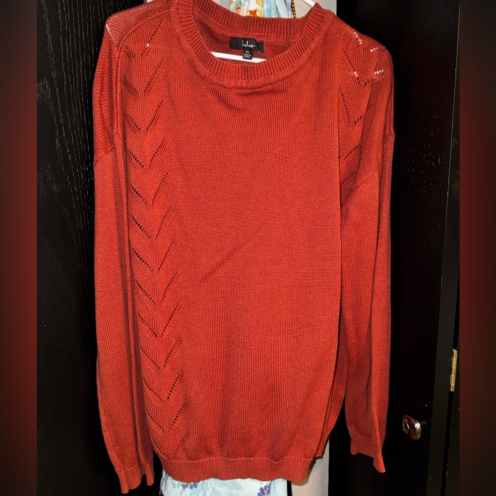 Lulu's Rust Sweater